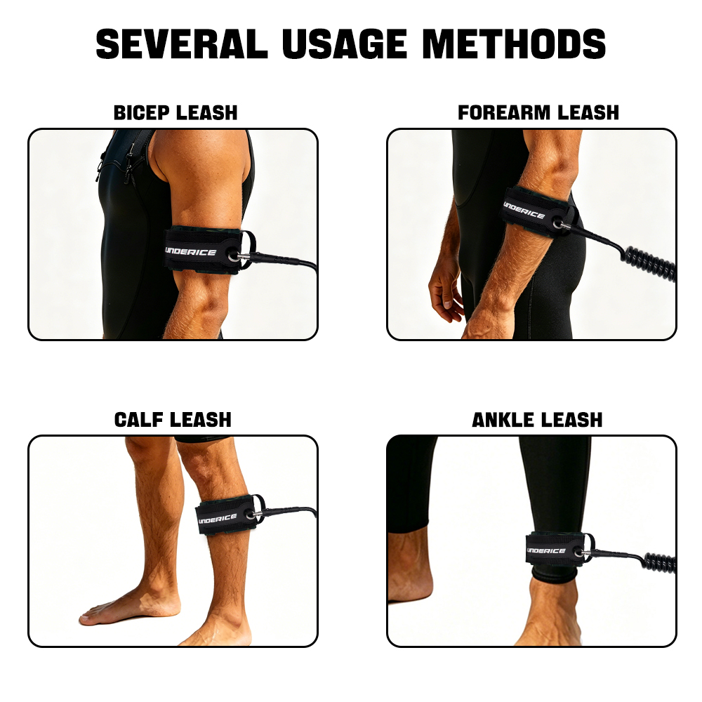 TPU 서핑보드 리쉬 조절 가능한 코일형 바이셉 리쉬  - Stand Up Paddle Leash 리뷰 및 가격