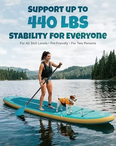 엑스트라 와이드 풍선형 스탠드업 패들보드, 탈부착 가능 - Stand Up Paddle Leash 리뷰 및 가격