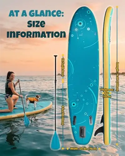 엑스트라 와이드 풍선형 스탠드업 패들보드, 탈부착 가능 - Stand Up Paddle Leash 리뷰 및 가격