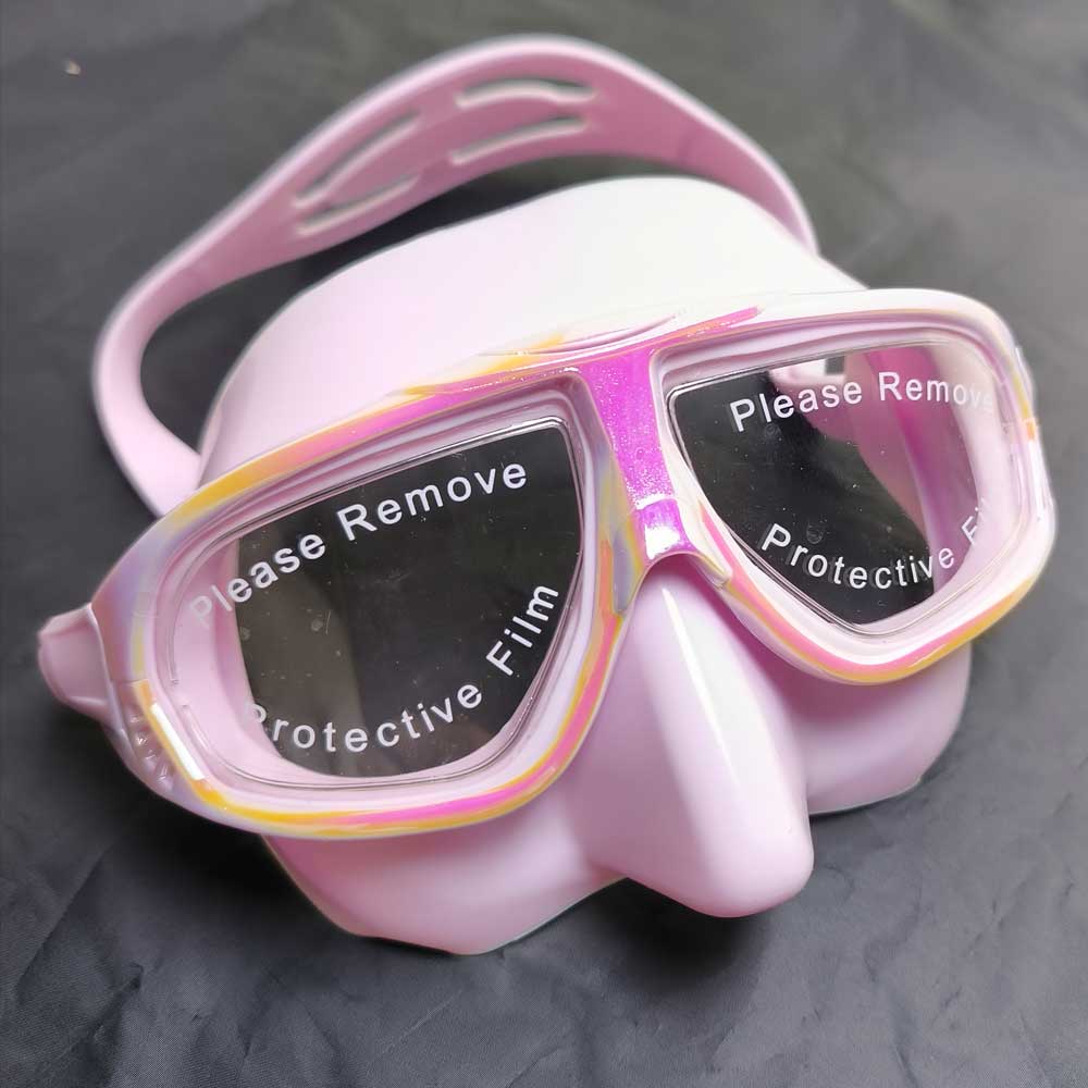 무지개빛 유니섹스 저용량 프리다이빙 마스크 수영용 항알 - Freediving Mask Set 리뷰 및 가격