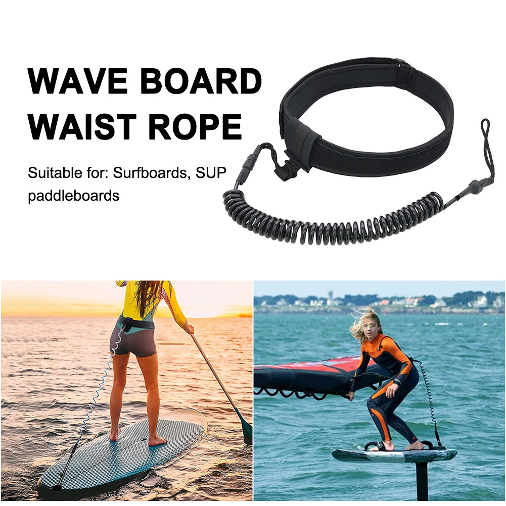 6mm 워터 스포츠 서핑보드 리쉬 TPU 스프링 로프  - Stand Up Paddle Leash 리뷰 및 가격