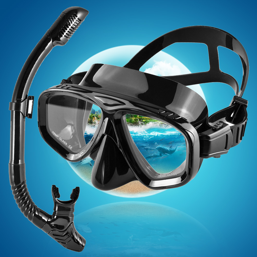 드라이 스노클 세트 다이빙 마스크 전문 스쿠버 수영 고 - Freediving Mask Set 리뷰 및 가격