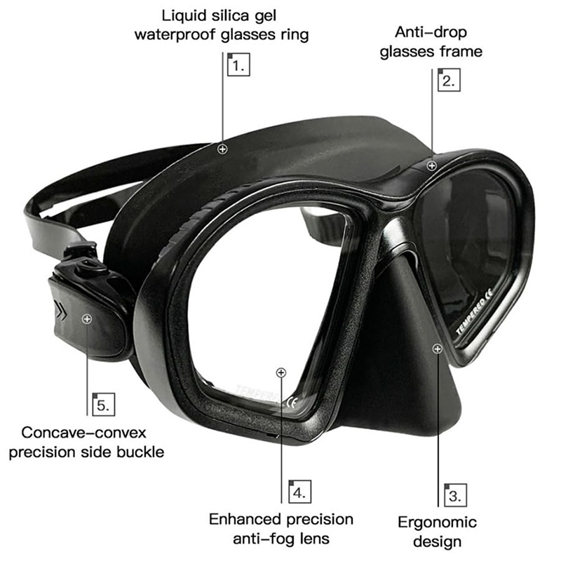 프로페셔널 프리다이빙 M 렌즈 고글 저용량 프리다이빙  - Freediving Mask Set 리뷰 및 가격