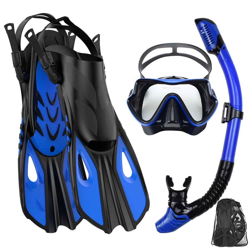 스노클링 세트 다이빙 마스크 및 스노클 성인용 핀(조절 - Freediving Mask Set 리뷰 및 가격