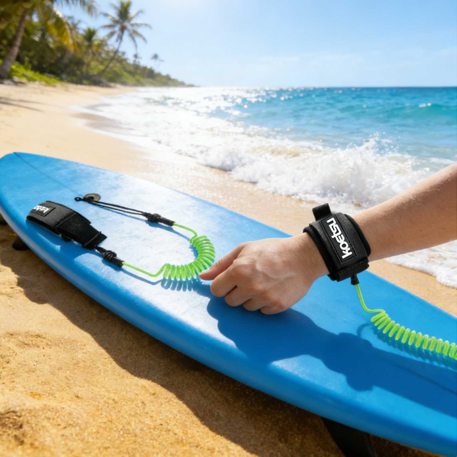 SUP 패들 보드 리쉬 TPU 소재 강력한 코드 서핑보 - Stand Up Paddle Leash 리뷰 및 가격